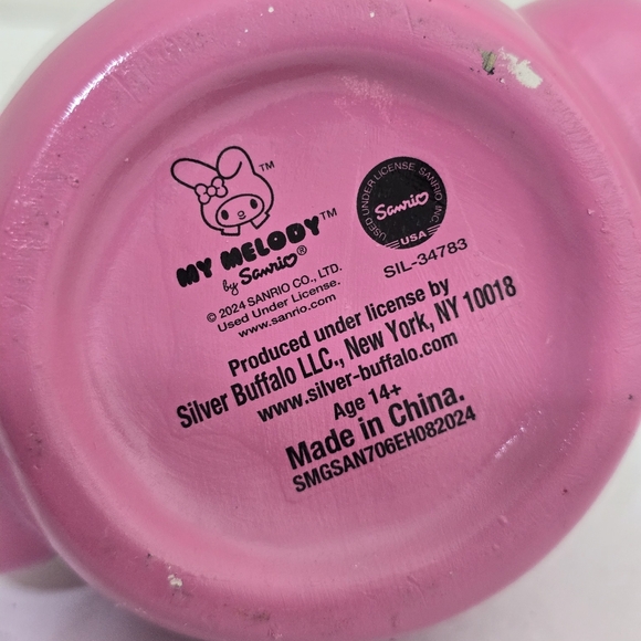 Sanrio My Melody 3-Inch Ceramic Mini Planter With Artificial Succulent Decor - Picture 8 of 11